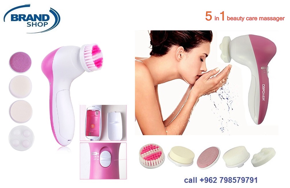 ترتيب اثار تفسير  جهاز مساج الجسم وتنظيف البشرة 5 وظائف Beauty care massager 5 in 1 - براند  شوب BrandShop